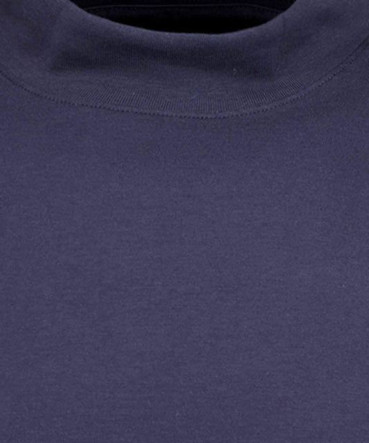 Stehkragenshirt langarm (Marine)