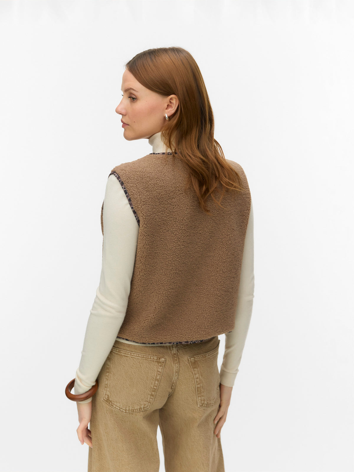 Vmmaya Sl Gilet Jrs Btq (Fossil/leo)