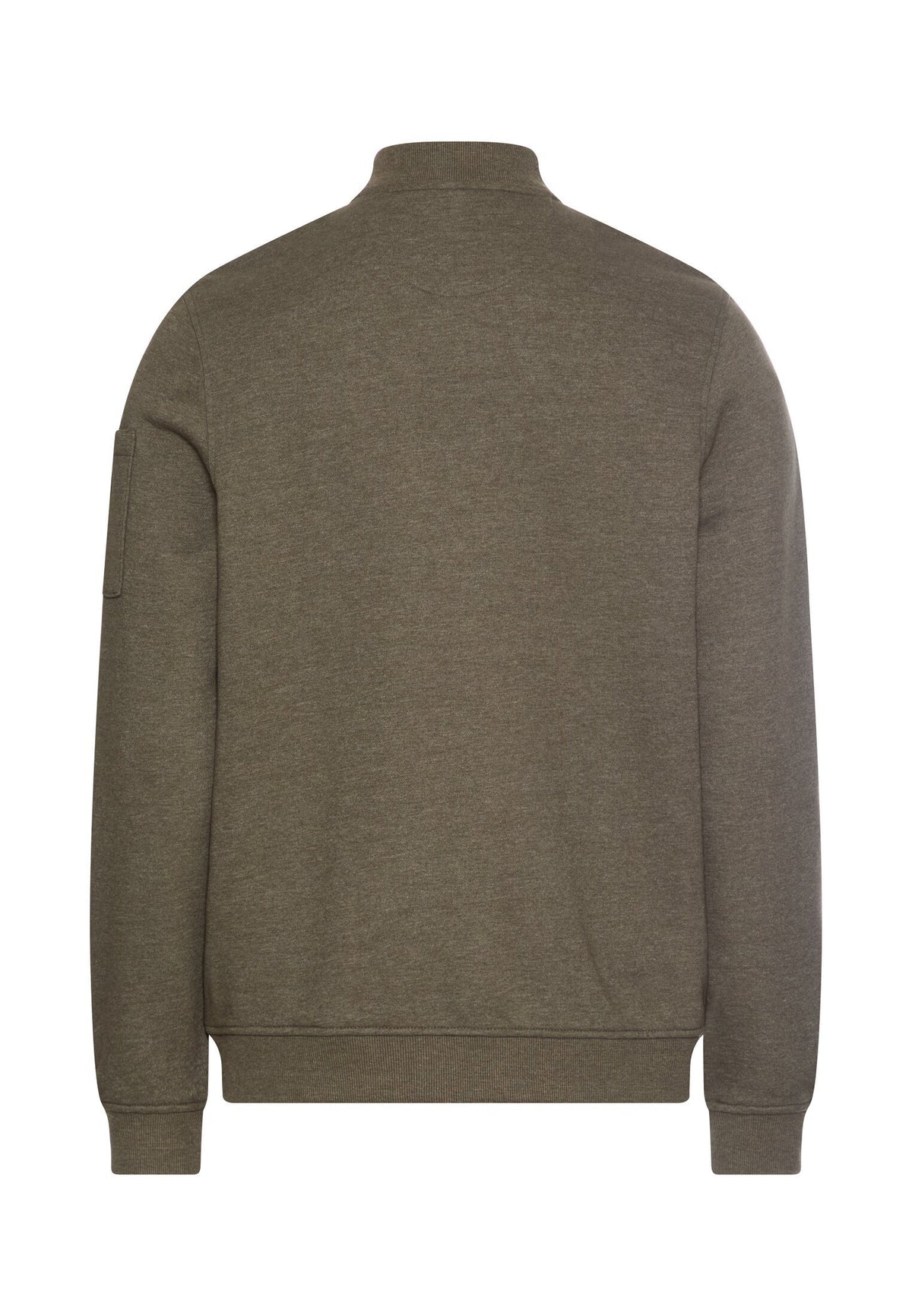 Sweat-Bomberjacke mit Ärmeltasche (Dark Olive Green)