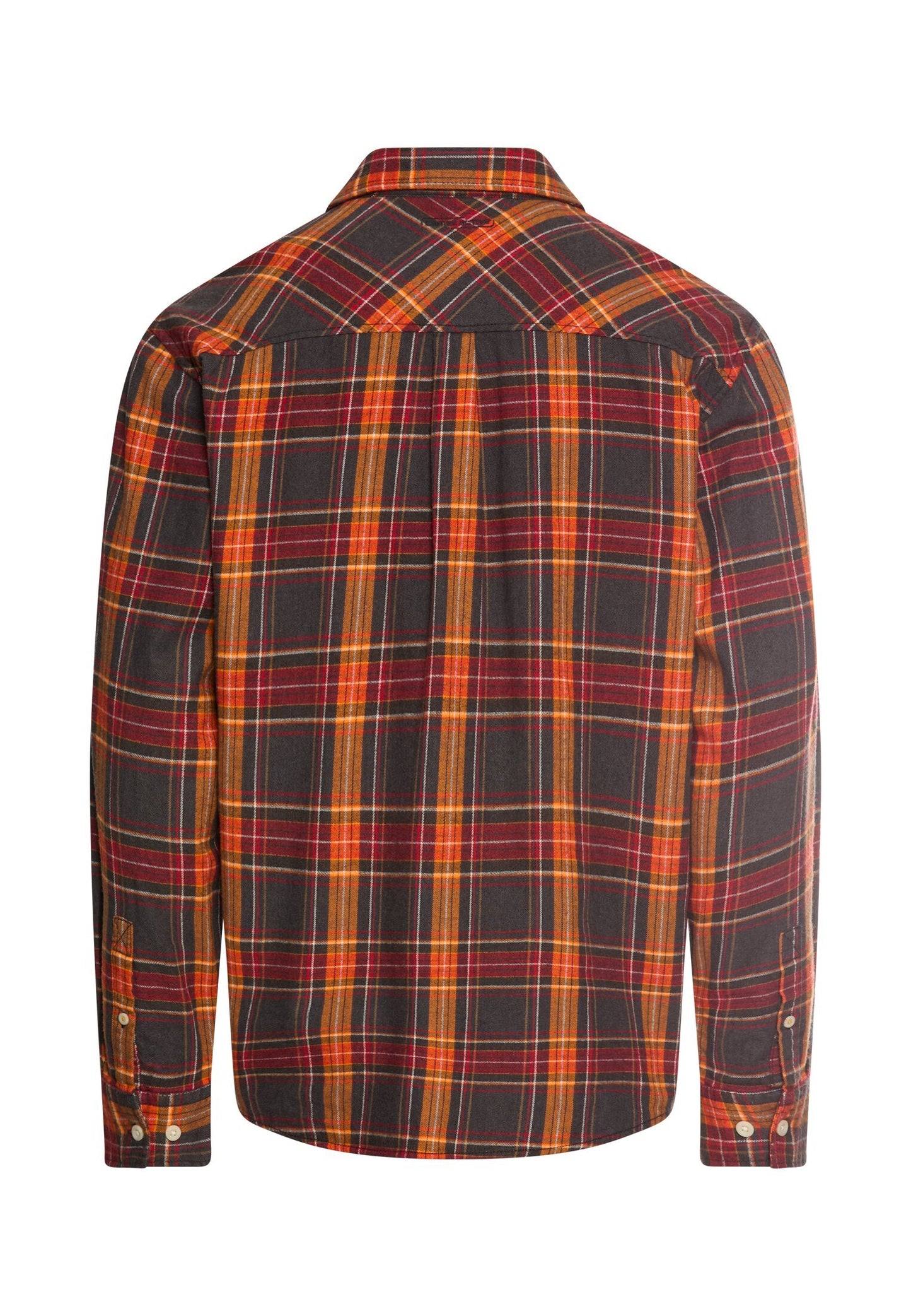 fleXXXactive® Langarmhemd aus leichtem Flanell (Orange)