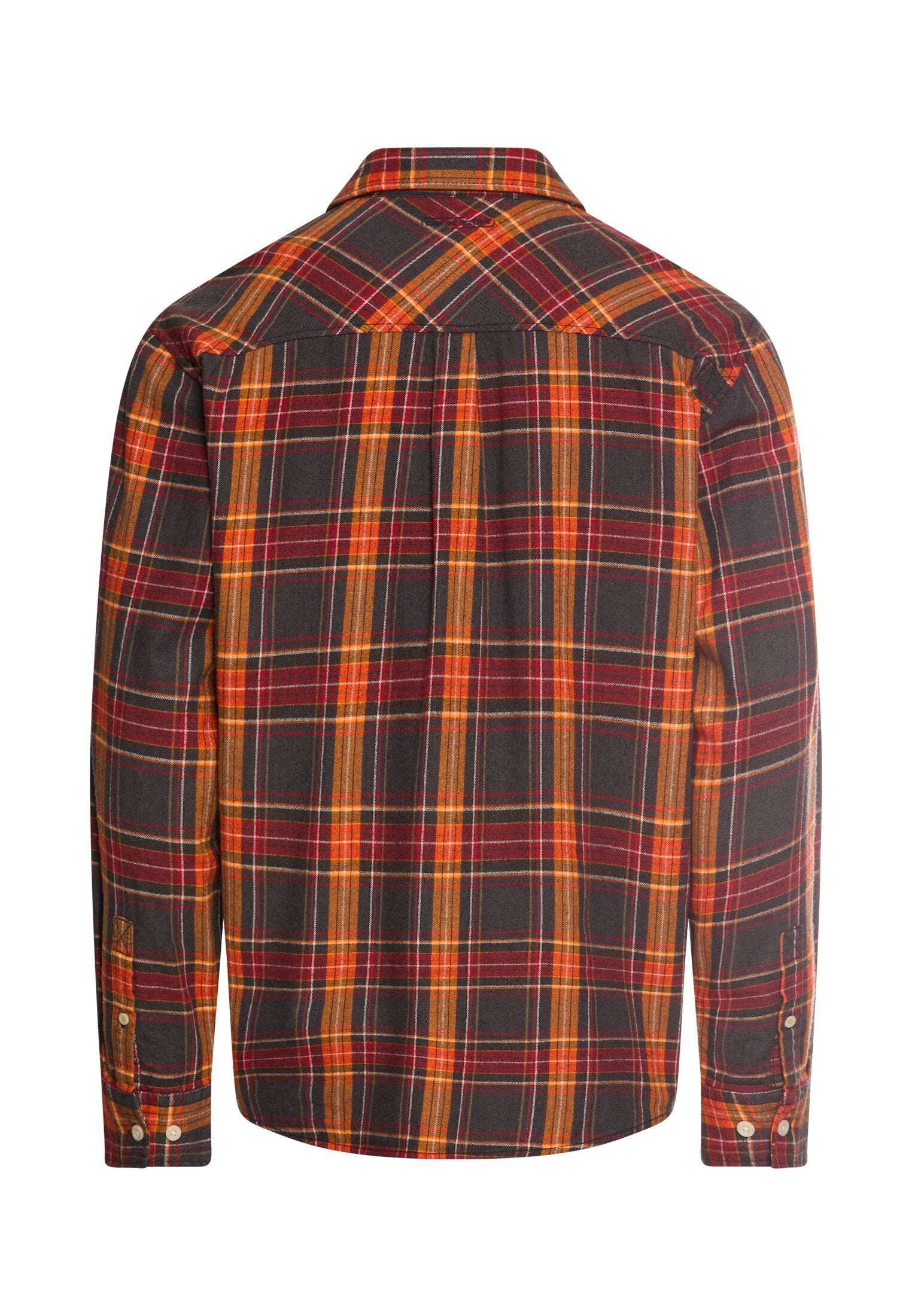 fleXXXactive® Langarmhemd aus leichtem Flanell (Orange)