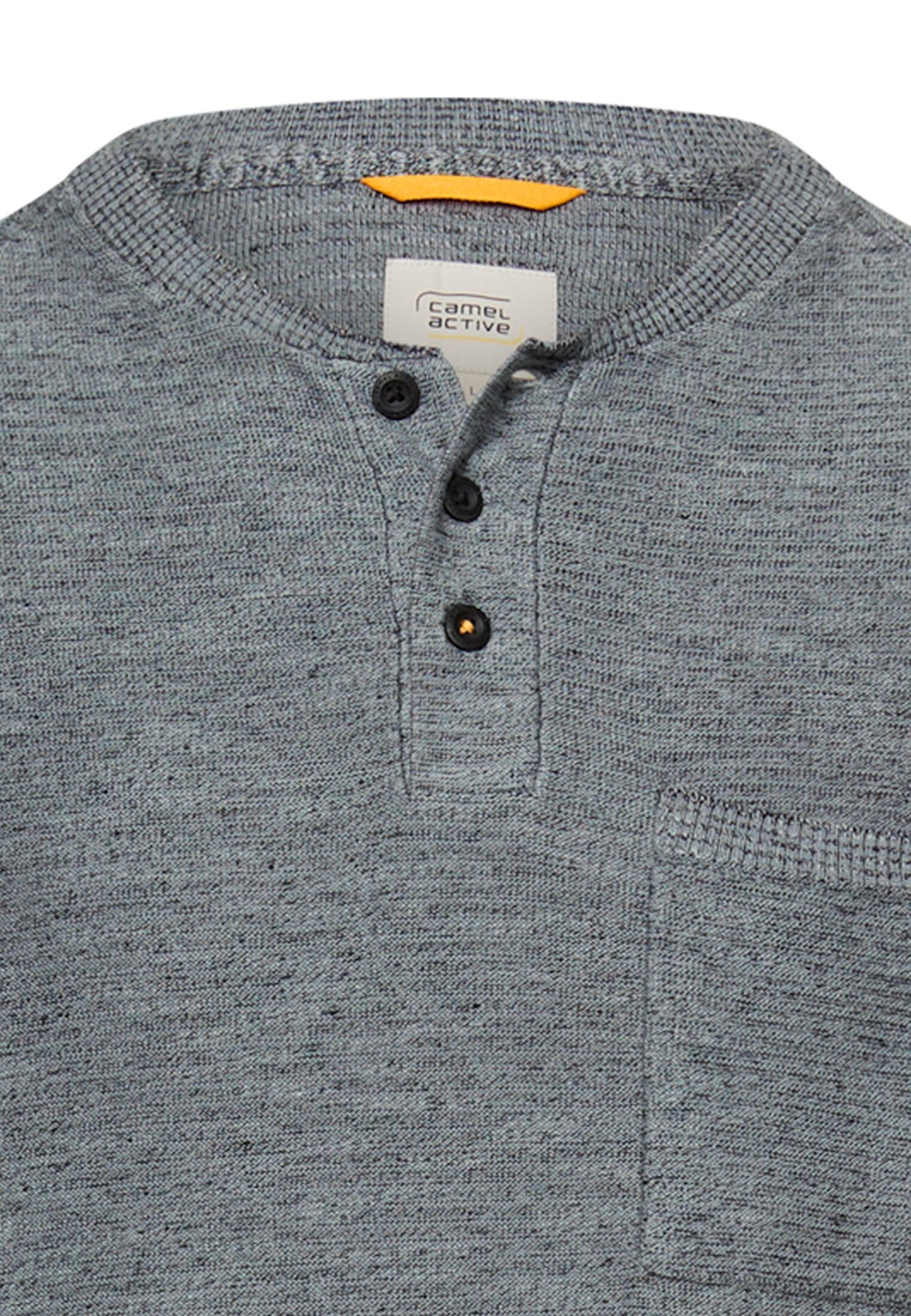 Pullover mit Knopfleiste (Stormy Blue)