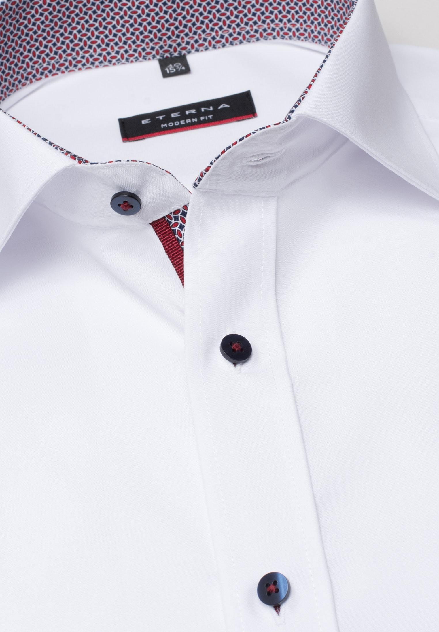 Hemd Chambray Langarm (Weiss)