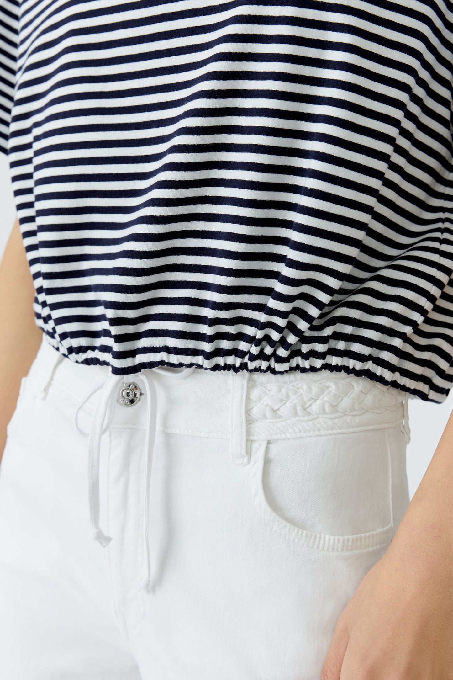 Poloshirt (White Blue)