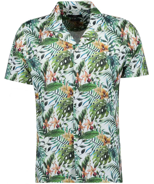 Softknit Jerseyhemd, modern fit (Gemustert)