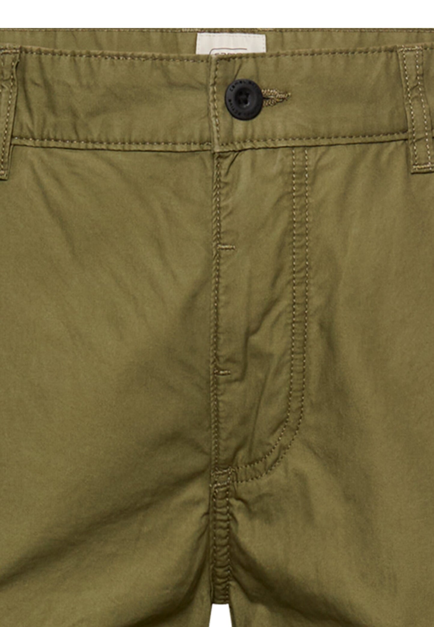 Cargo-Shorts aus reiner Baumwolle (Deep Olive)