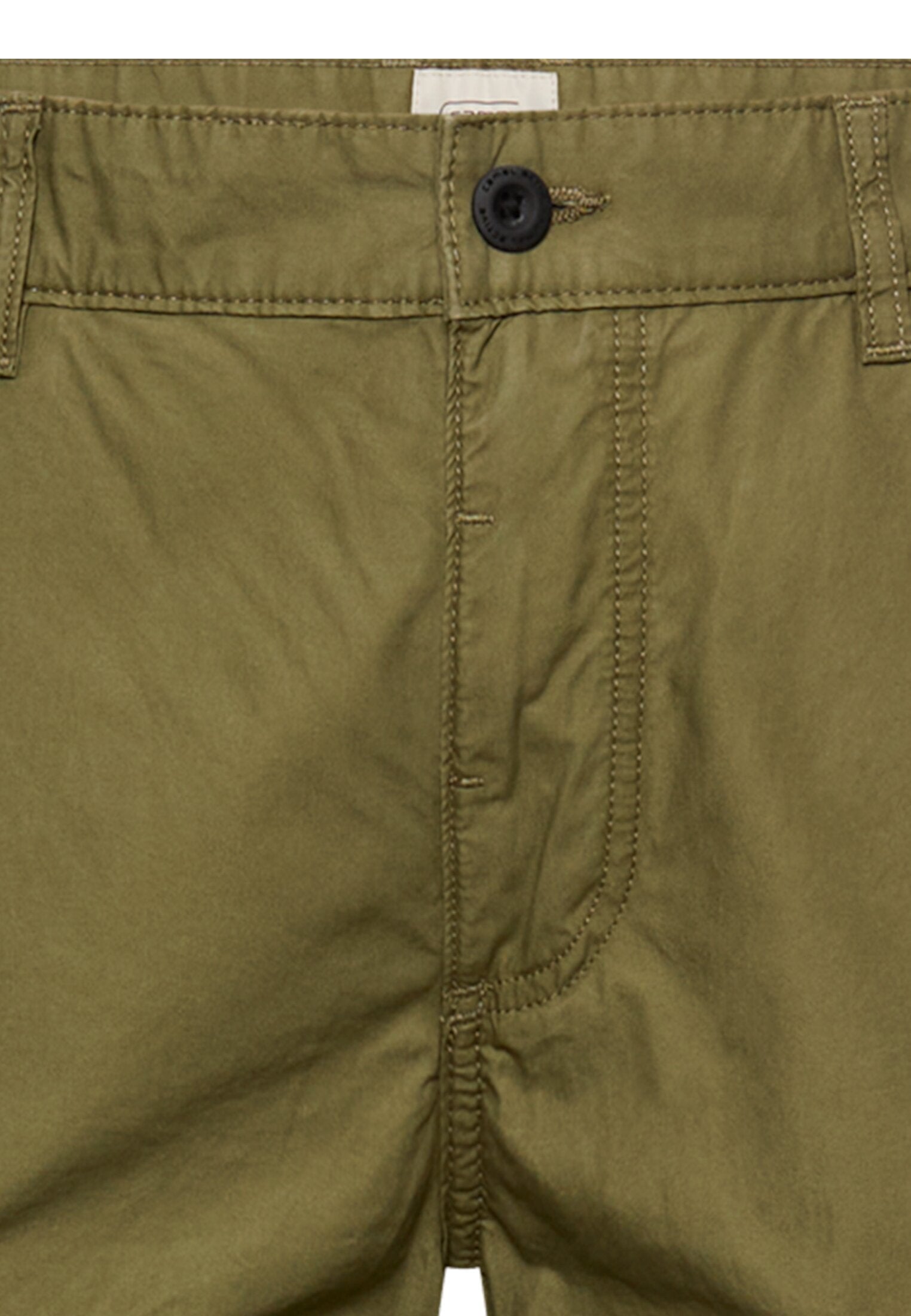Cargo-Shorts aus reiner Baumwolle (Deep Olive)