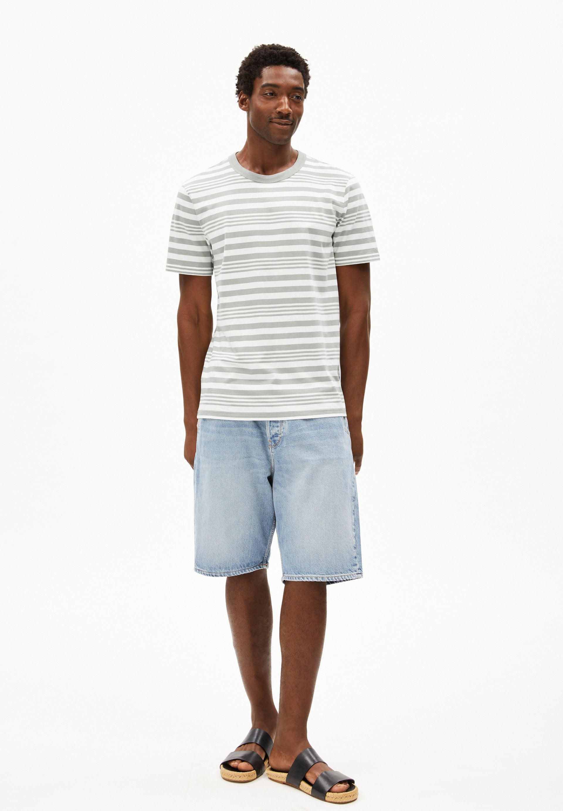 Maarkos Bold Stripes (Oatmilk-seagree)