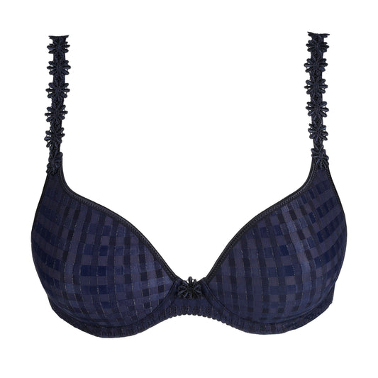 AVERO velvet blue Unterlegter BH Herzform (Vel)