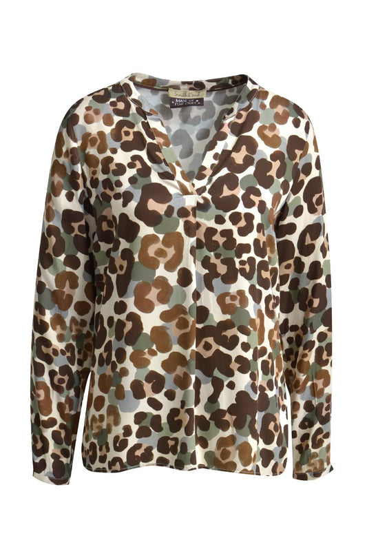 Vince Blouse (Choco Print)
