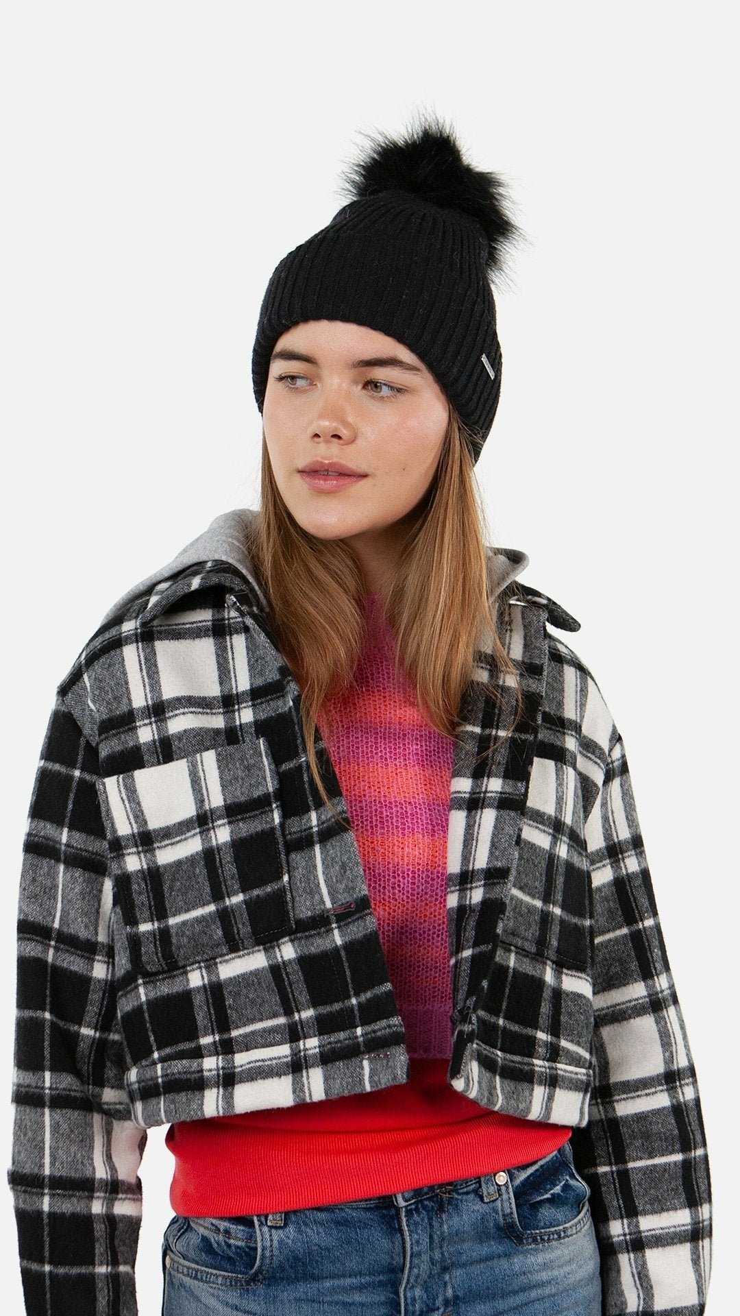 Kenzie Beanie (Black Black)
