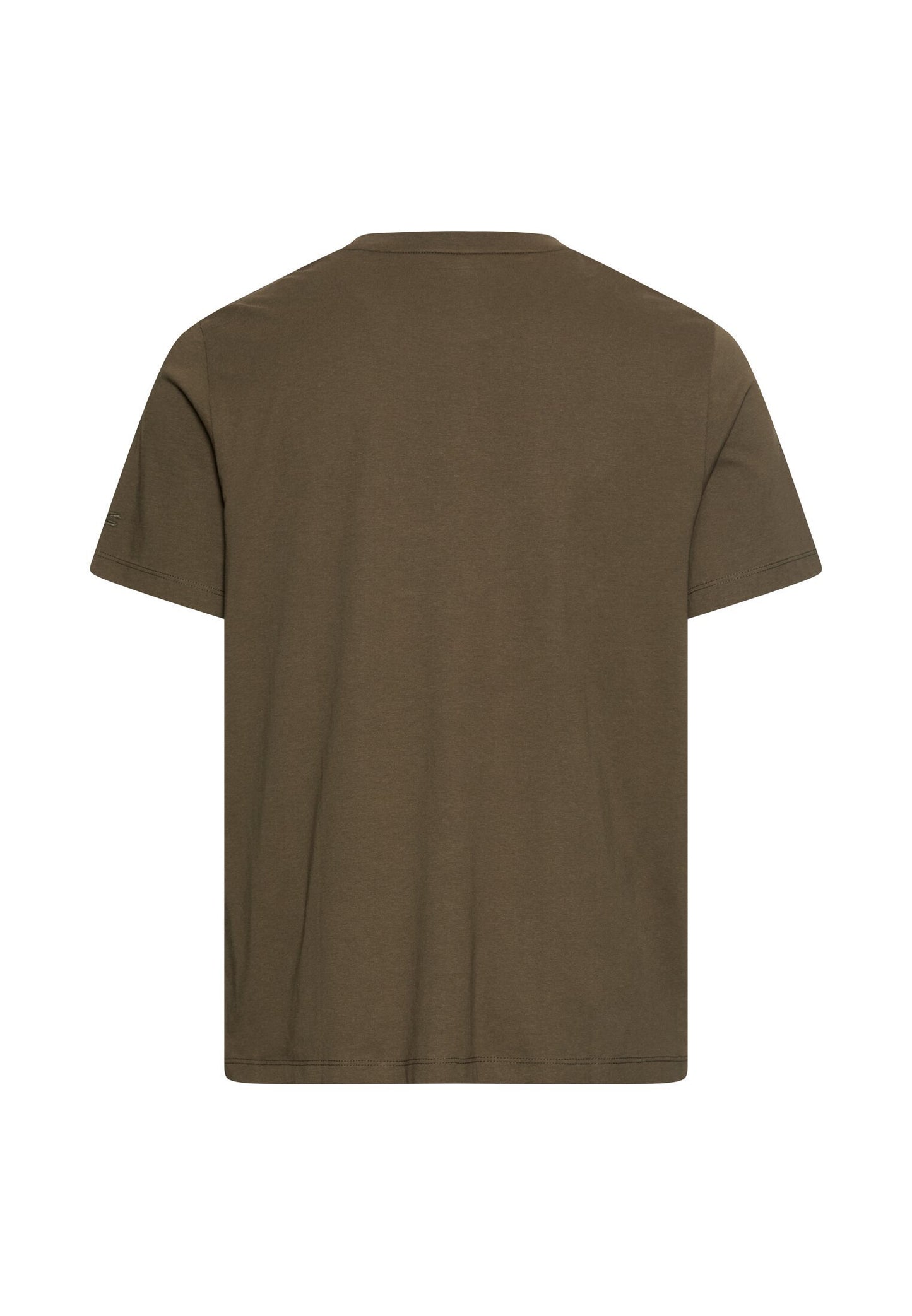 T-Shirt mit Logoprint aus organic Cotton (Dark Olive Green)