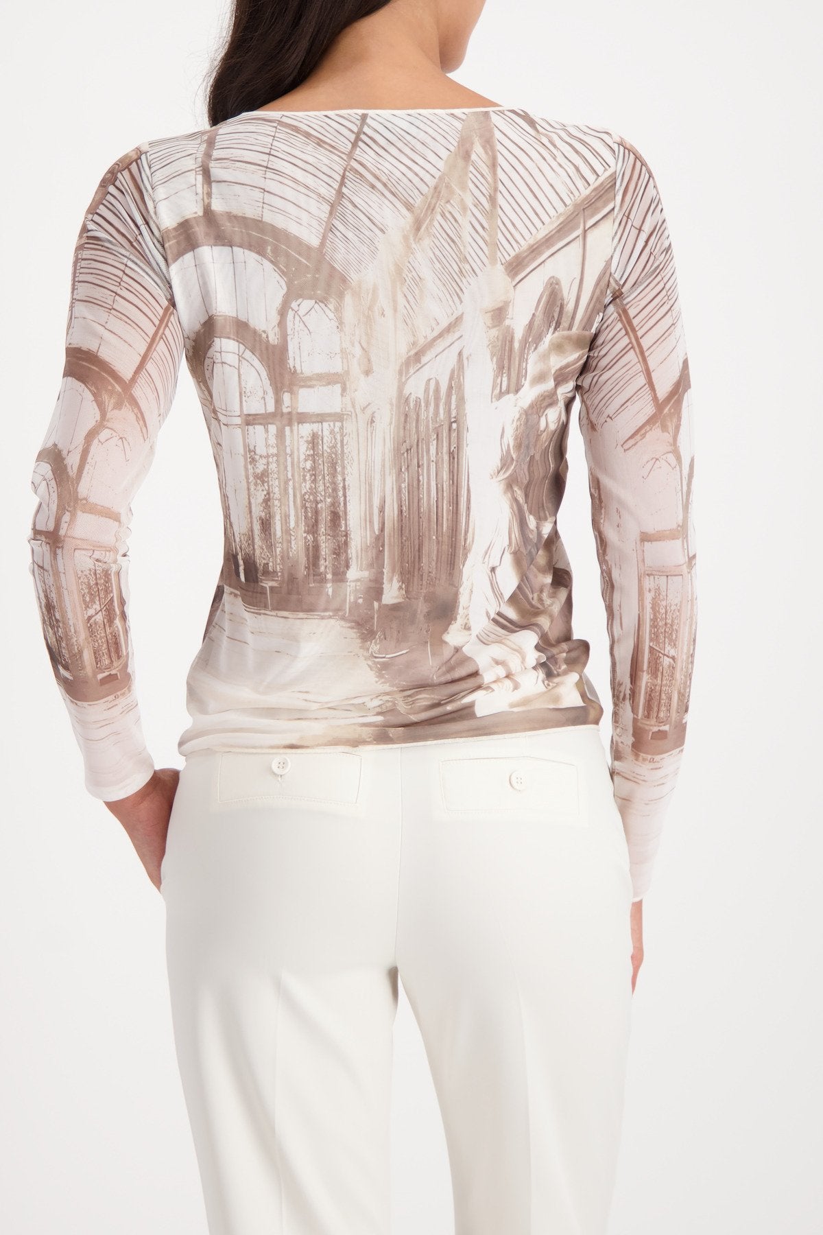 Pullover (Almond Gemustert)