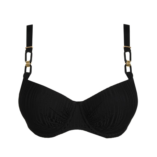 KIRUNA schwarz Unterlegter Bikini Balconette (Zwa)
