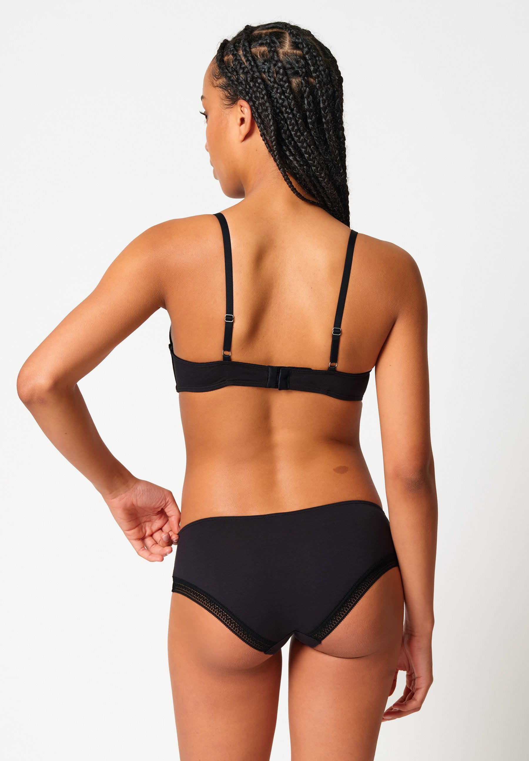 SKINY Damen Triangel gepaddet Natural Beauty (Black)
