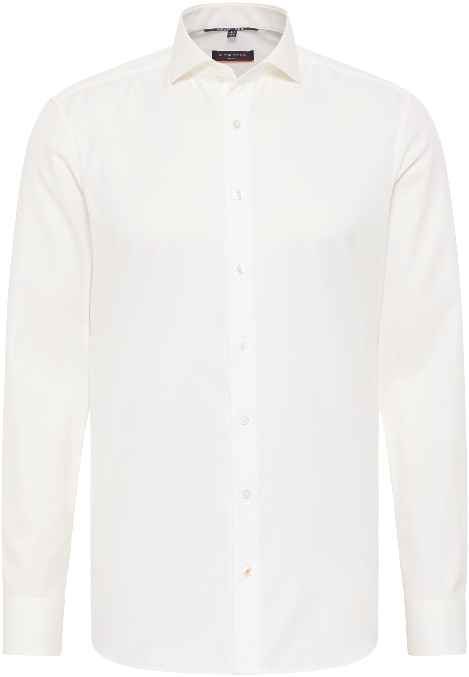 Eterna Langarm Hemd Slim Fit Cover Shirt Twill (Champagner)