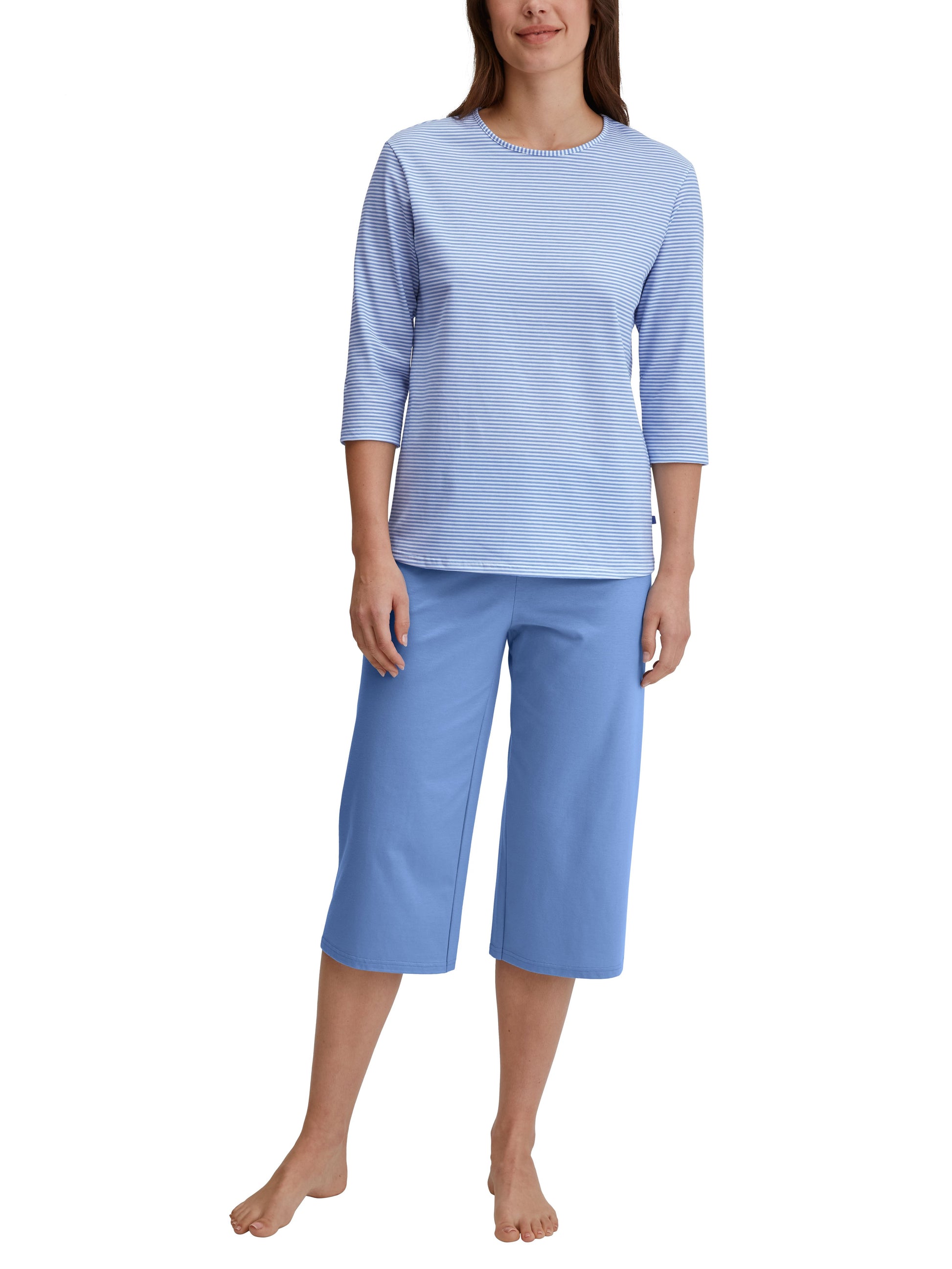 WOMEN 3/4 Pyjamas (Hydrangea Blue)