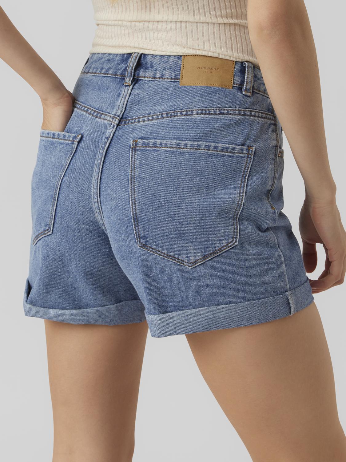 Vmzuri Hr Loose Shorts Mix Noos (Medium Blue D)