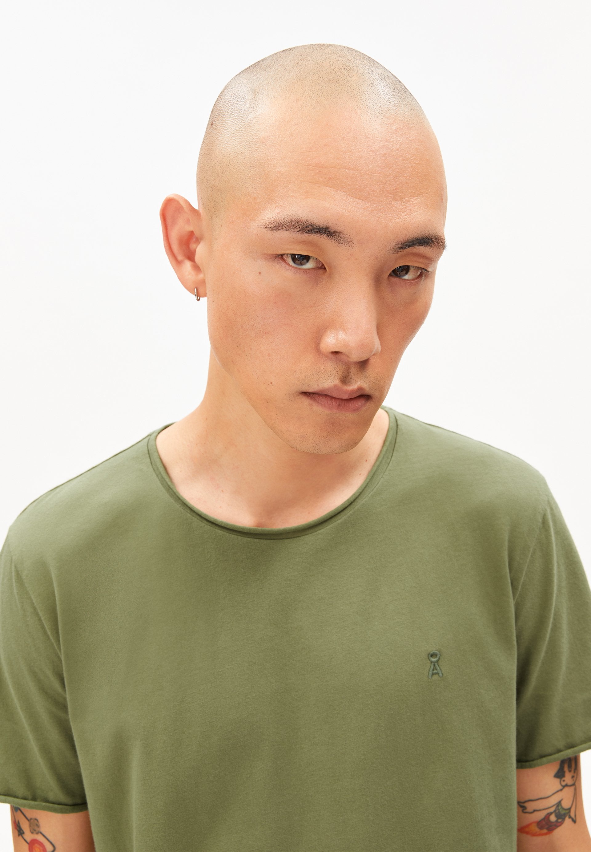 Jaames Brushed T-shirt (Fatigue Green)