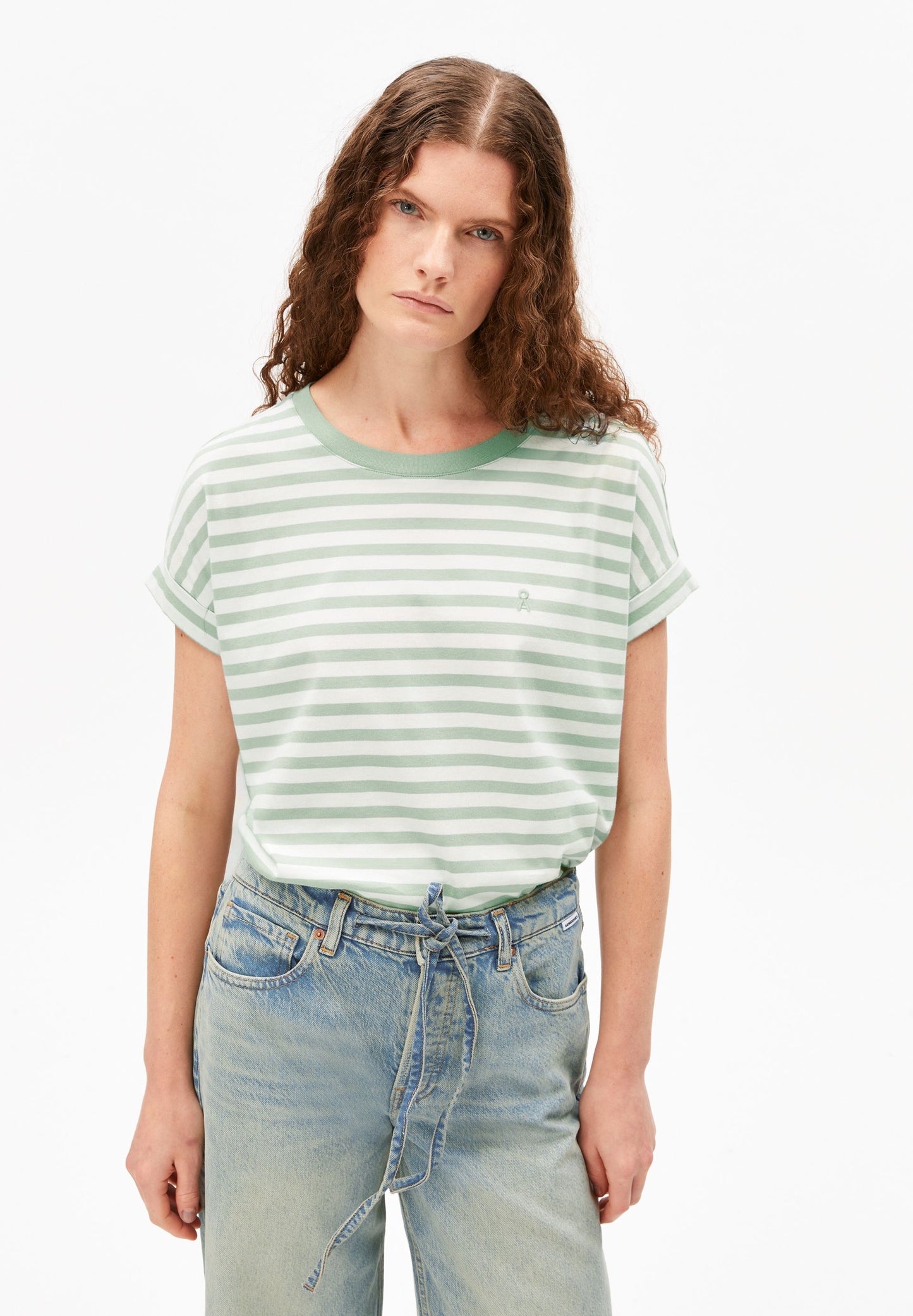 Idaara Stripe T-shirt (White-foam)