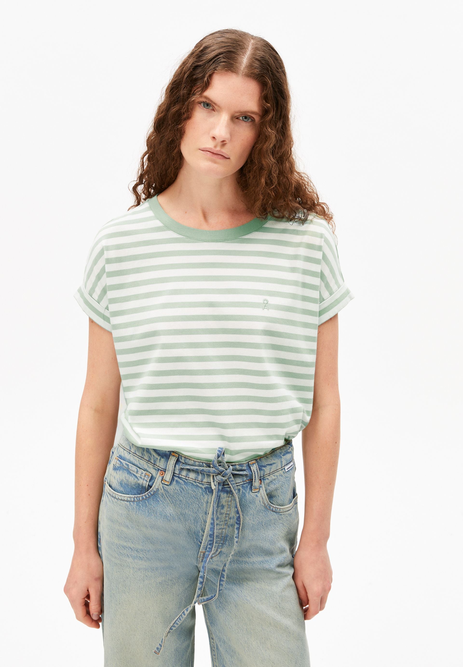 Idaara Stripe T-shirt (White-foam)