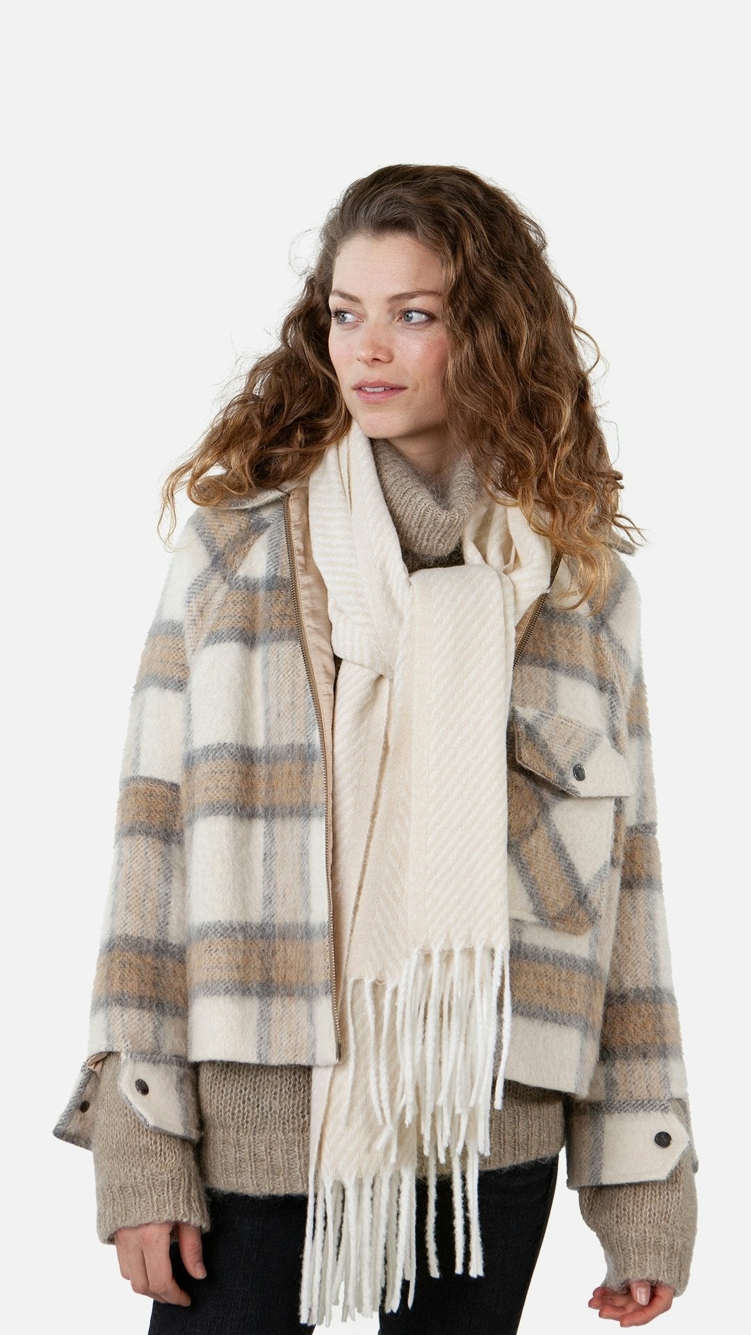 Josephyne Scarf (Beige Beige)