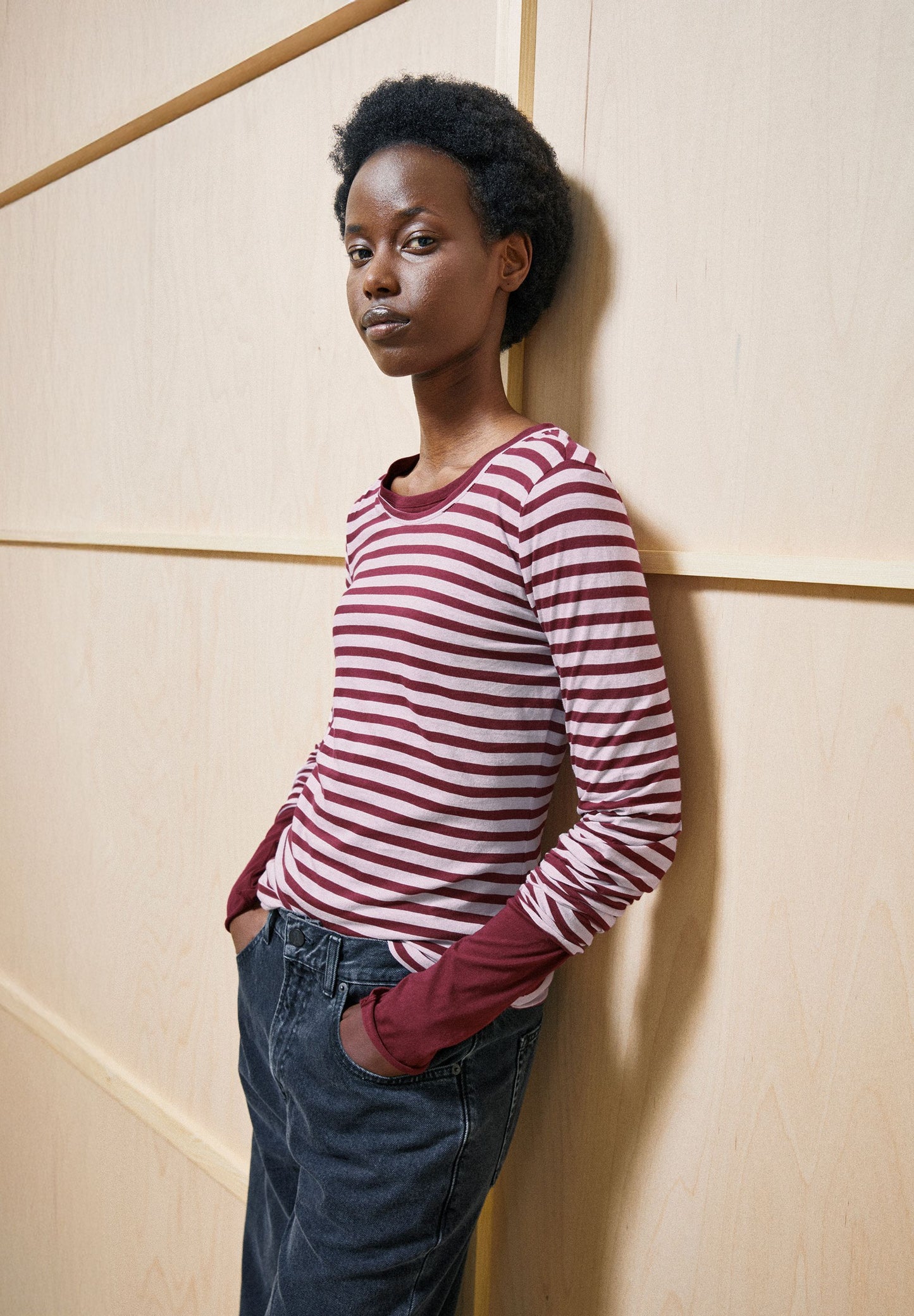 Einiaara Stripe Longsleeve (Moonlit Lilac-v)