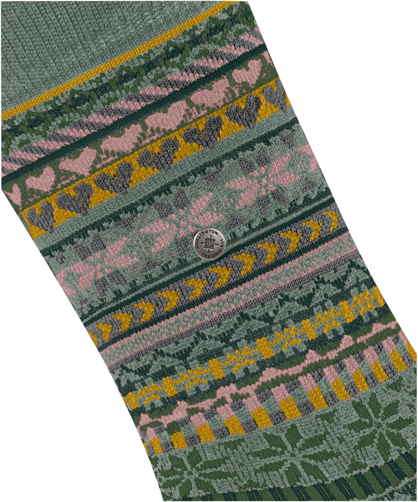 Burlington Fair Isle Delight Damen (Sage)