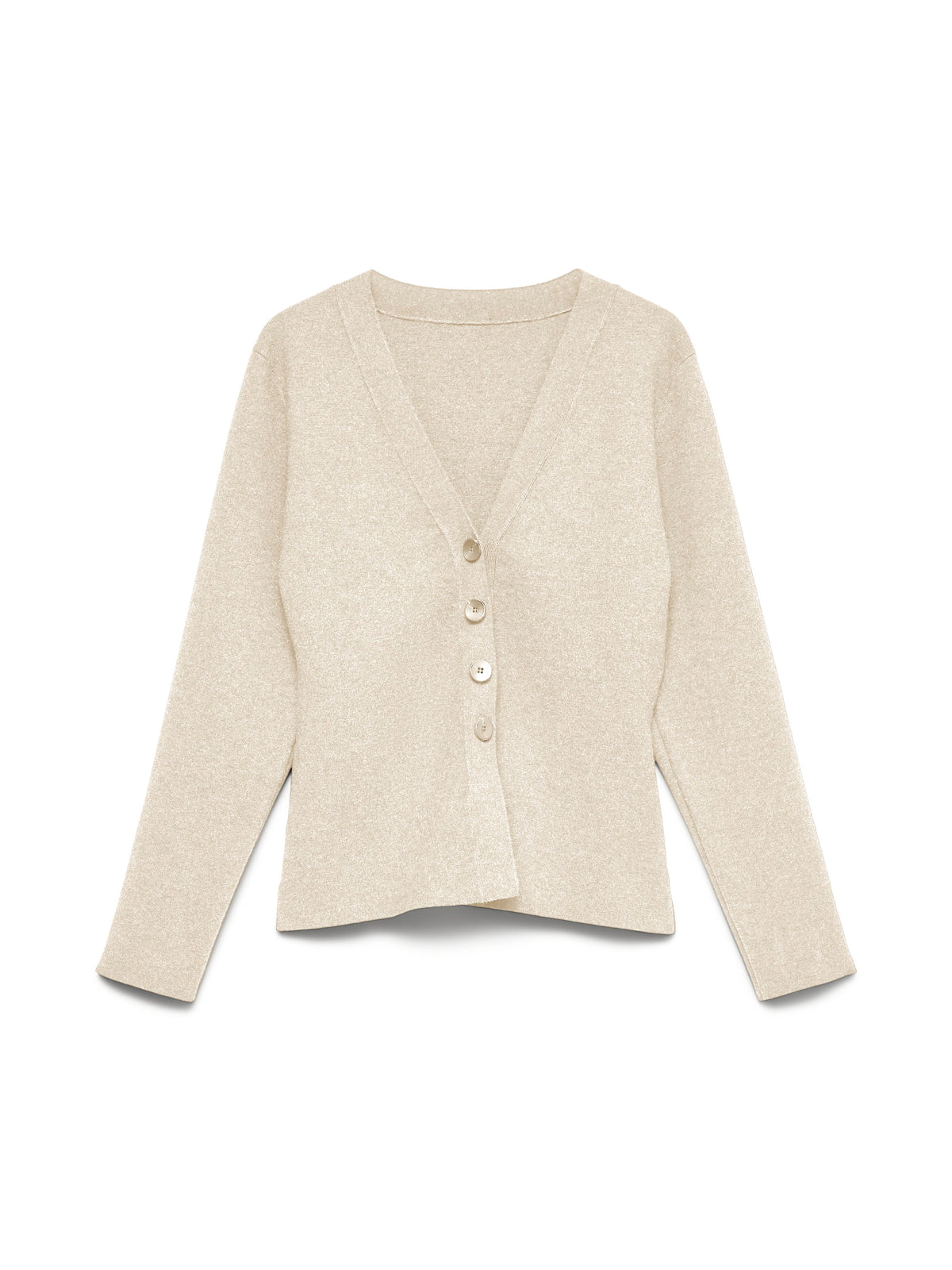 Vmmille Ls V-neck Cardigan Noos (Birch)