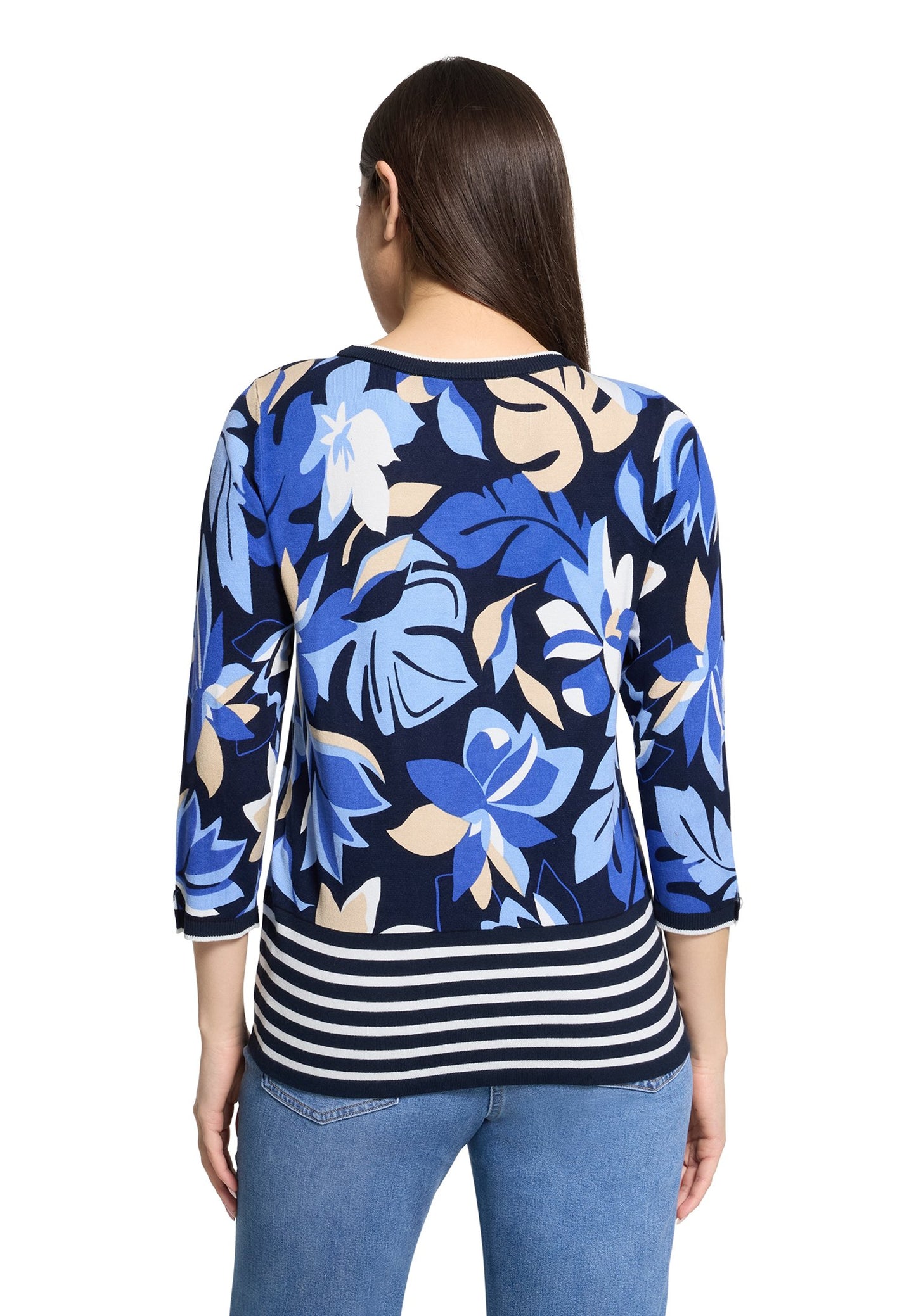 Feinstrickpullover (Dark Blue/blue)