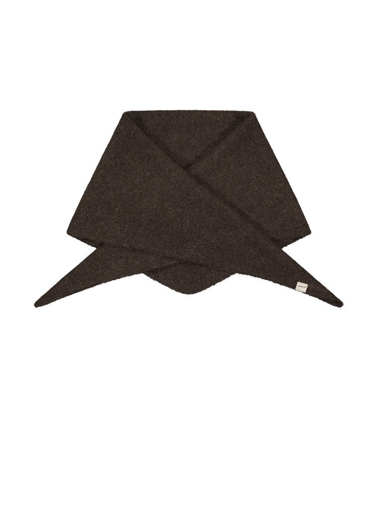 Fhearna Scarf (Beige Dark Brown)