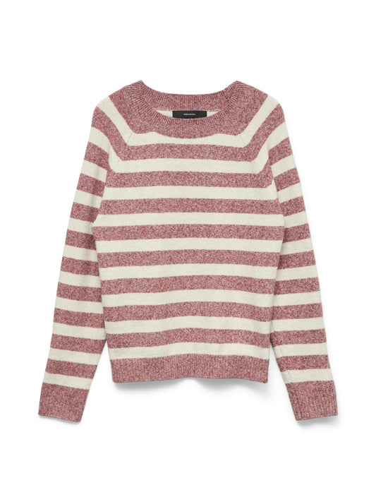 Vmdoffy Ls O-neck Blouse Ga Noos (Syrah/birc)
