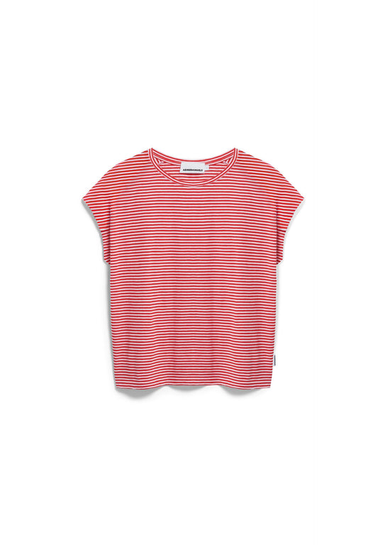 Slub Jersey Stripe T-shirt (Pink Mist-mars)