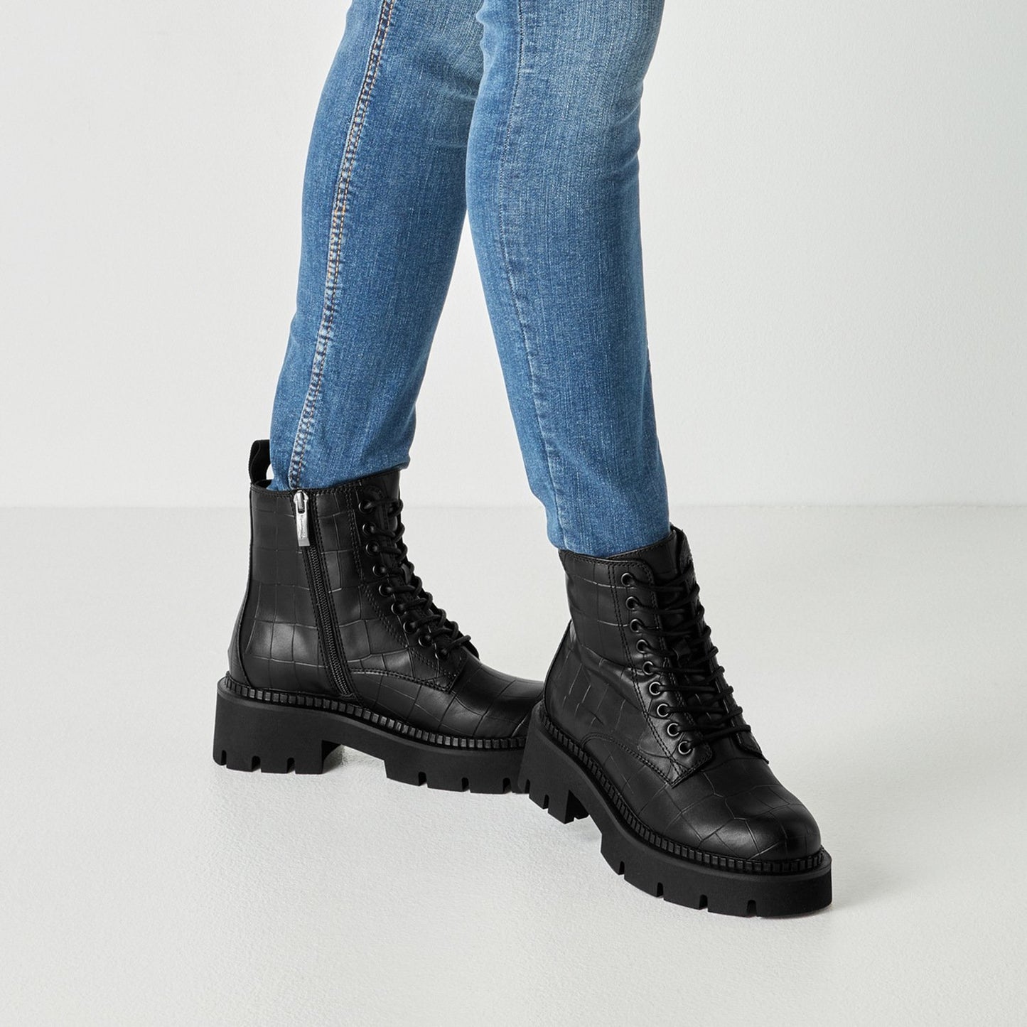 Stiefel (Black Croco)