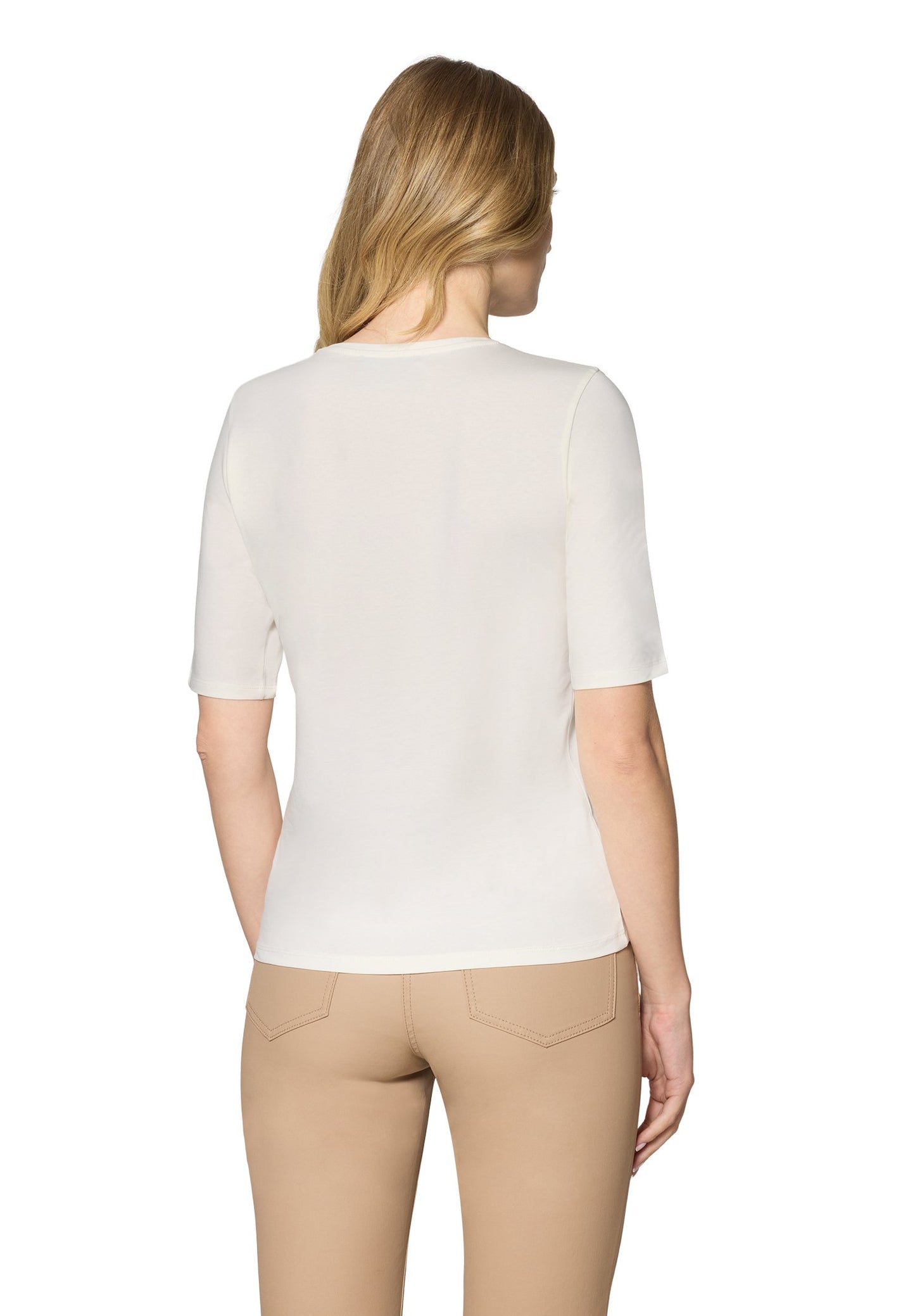 Basic Shirt (Patch Cream/blu)