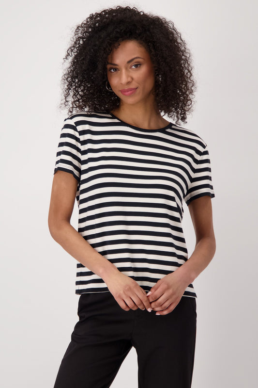 T-Shirt (Schwarz Ringel)