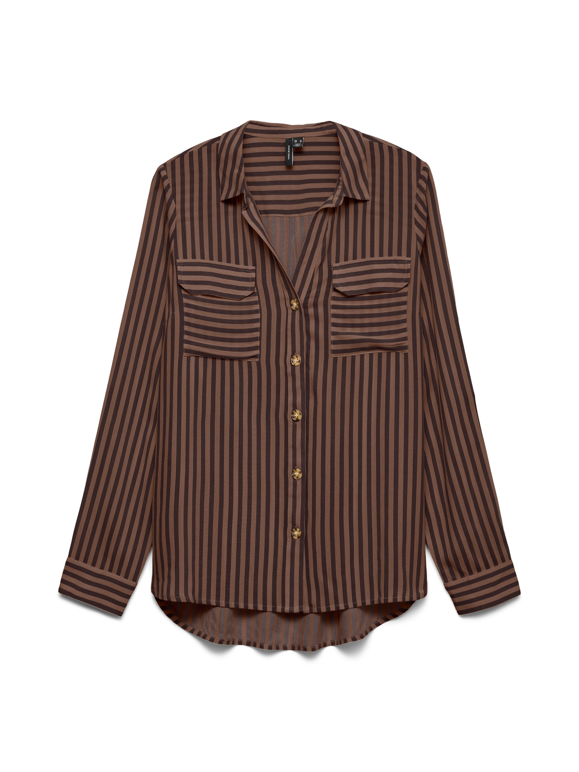 Vmbumpy L/s Shirt New Wvn Noos (Chocolate)