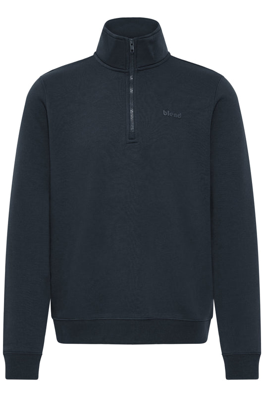 Bhdownton Halfzip Pp Noos (Dark Navy)