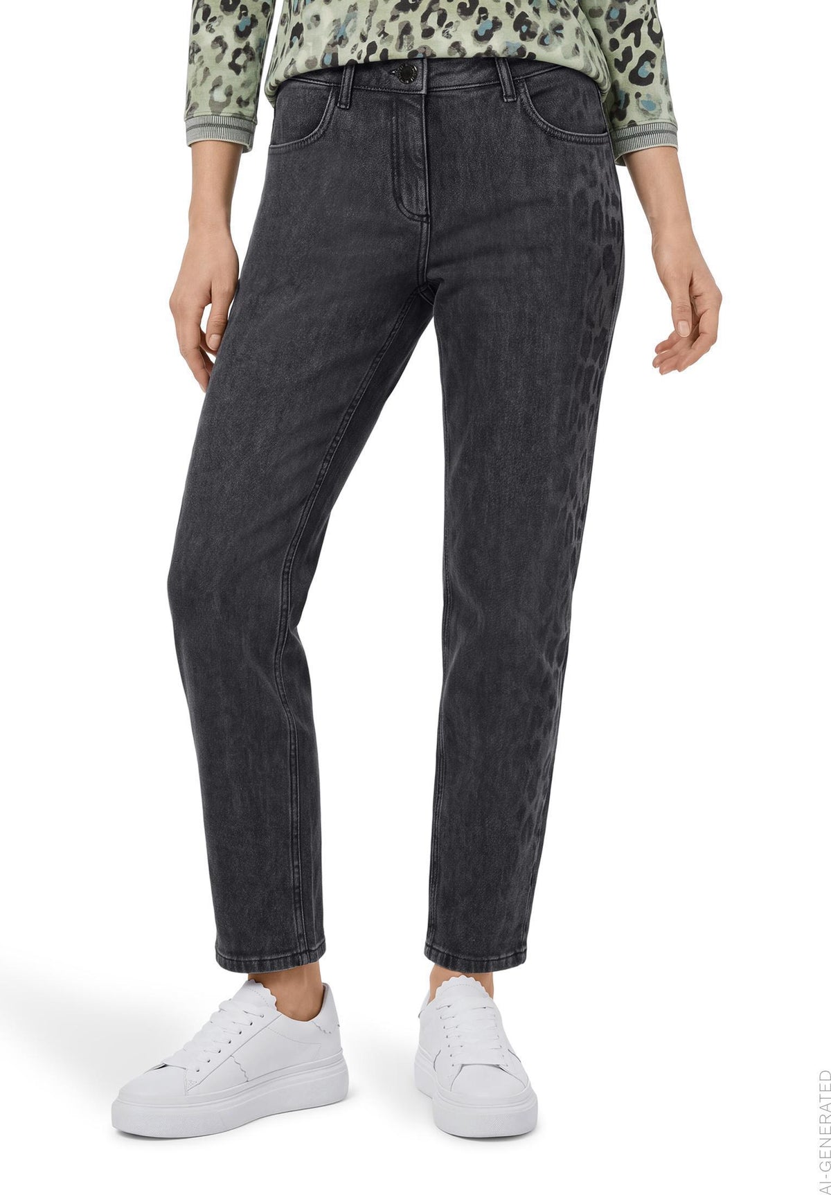 Casual-Hose (Dark Grey Denim)