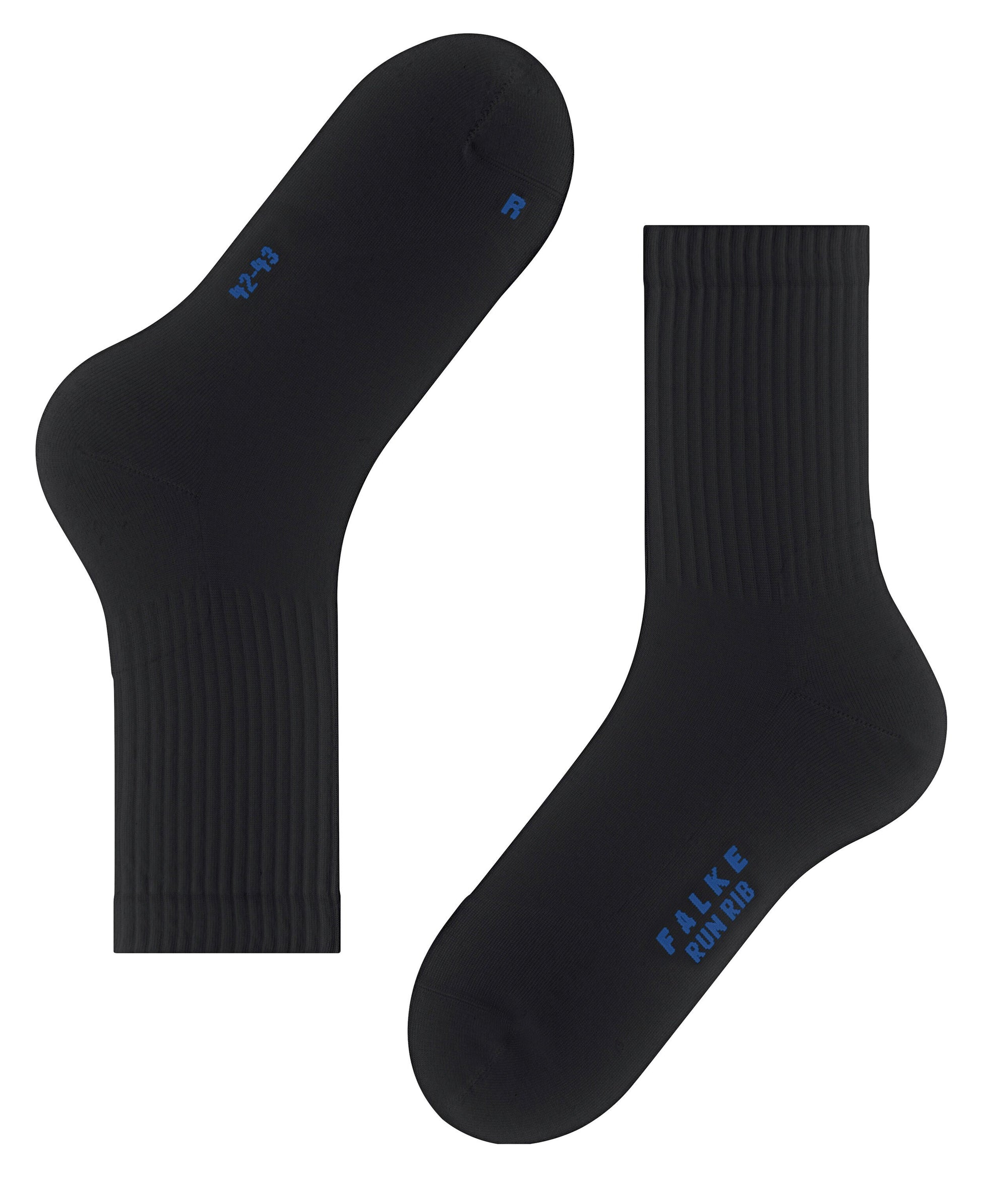 FALKE Run Rib Crew Unisex (Black)