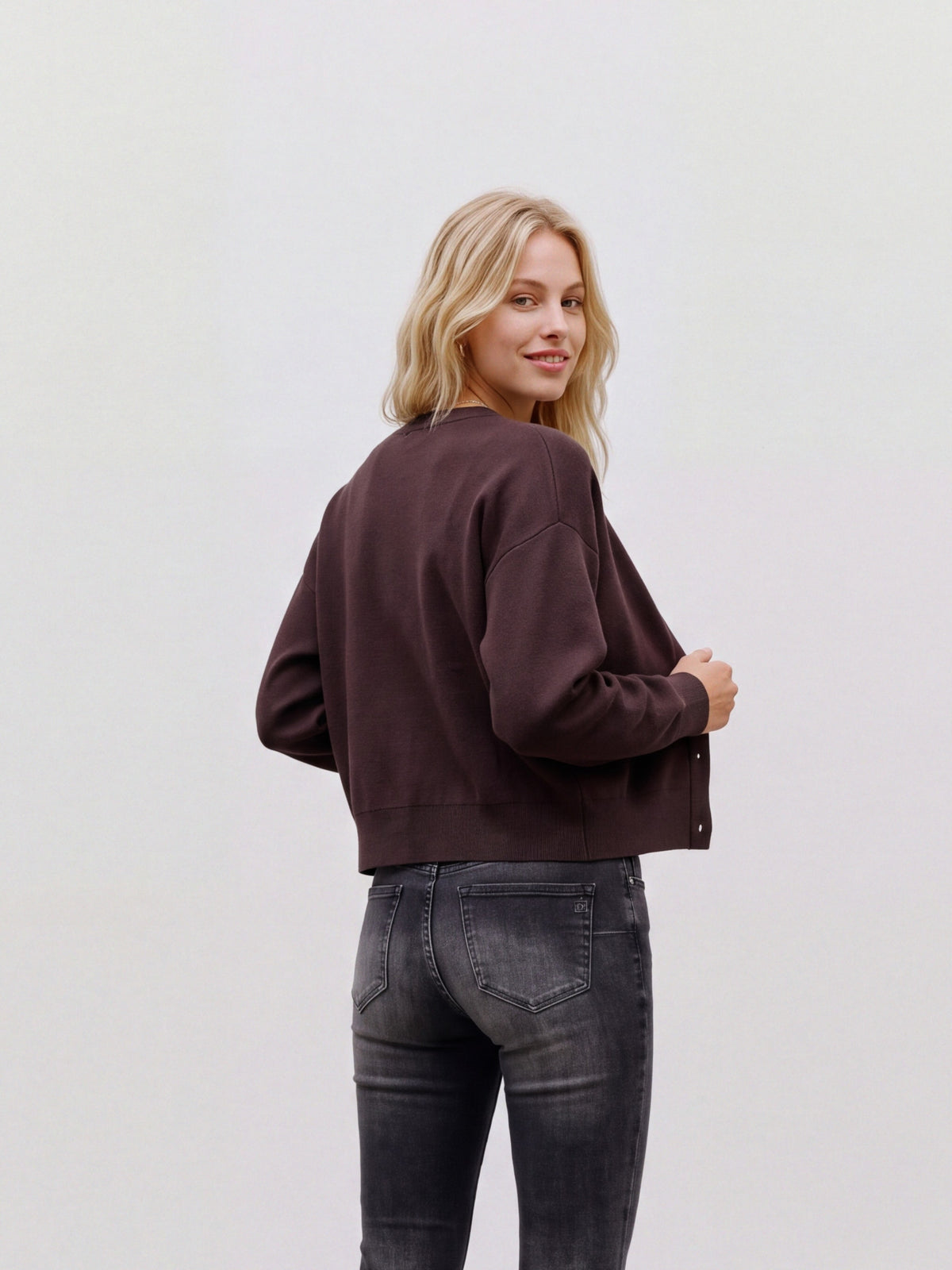 Vmnoella Ls O-neck Cardigan Boo (Chocolate Tor)