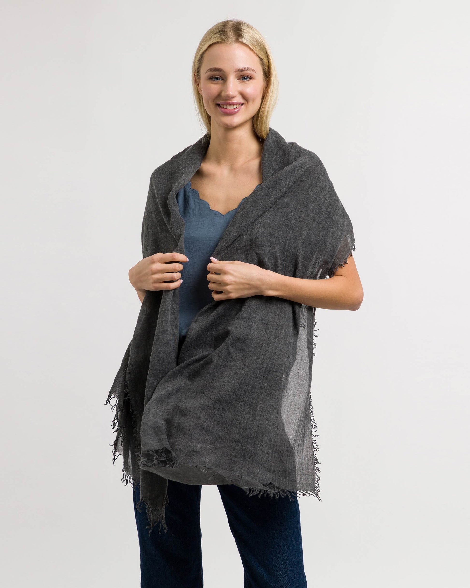 Stola Polyester Stola (Black)