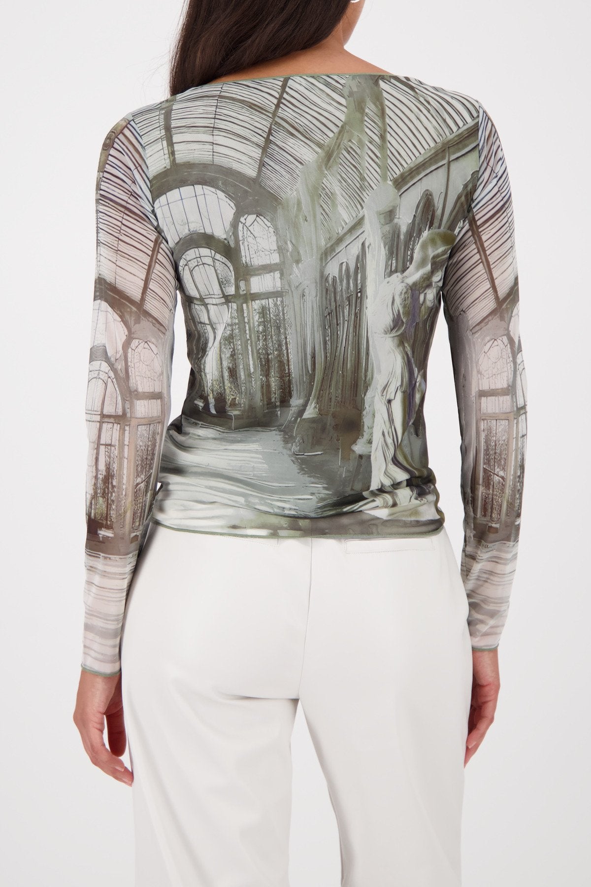 Pullover (Sage Gemustert)