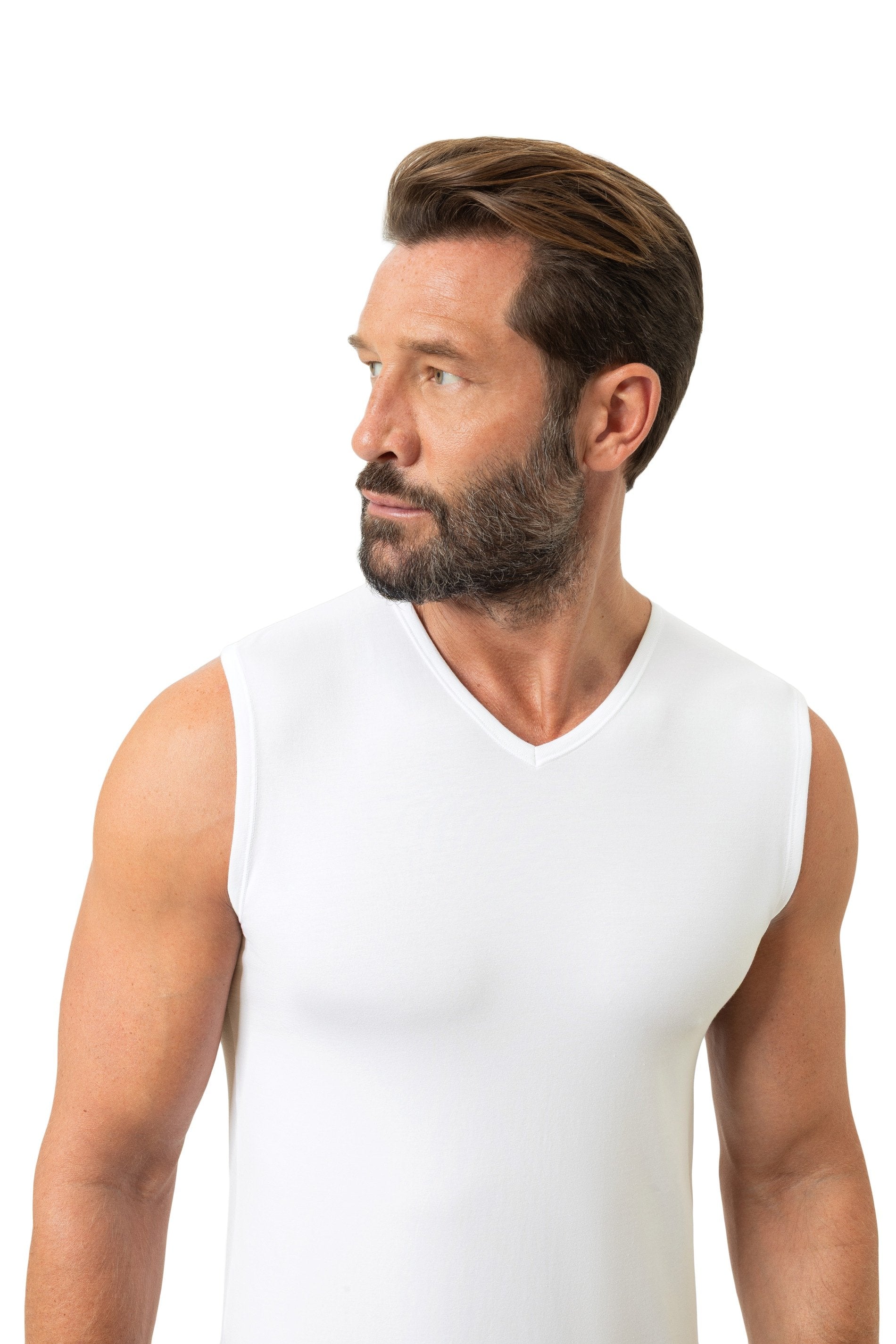 Muskel-Shirt (Weiss)