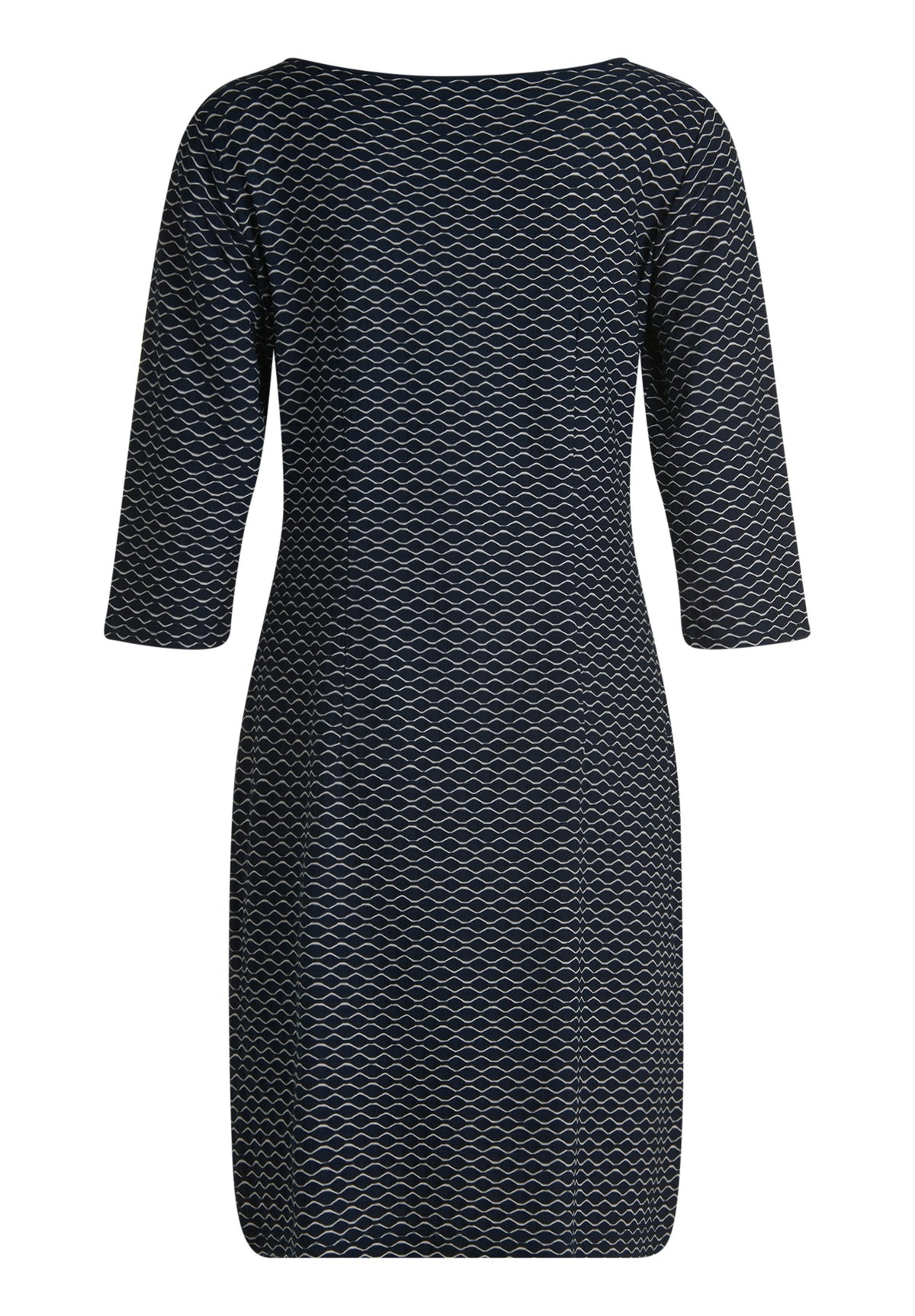 Etuikleid (Dark Blue/cream)