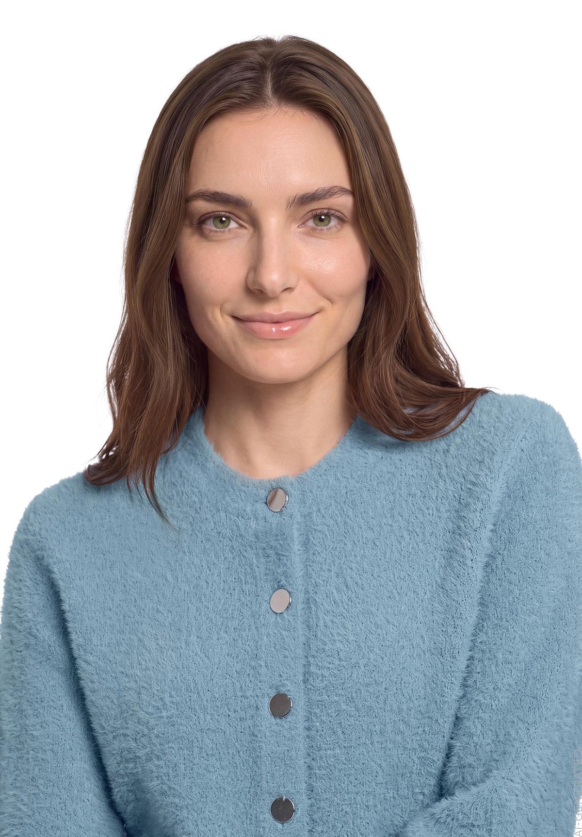 Strick-Cardigan (Smoky Mint)