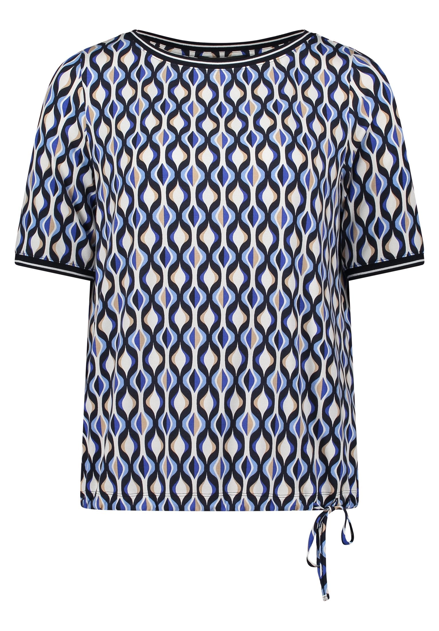 Casual-Shirt (Blue/cream)