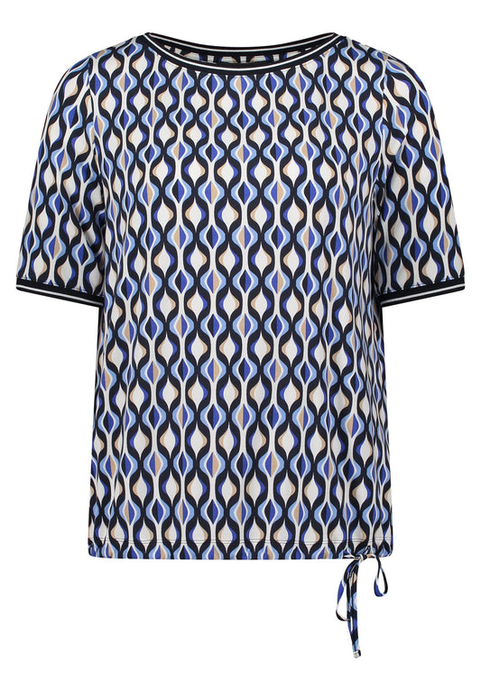 Casual-Shirt (Blue/cream)