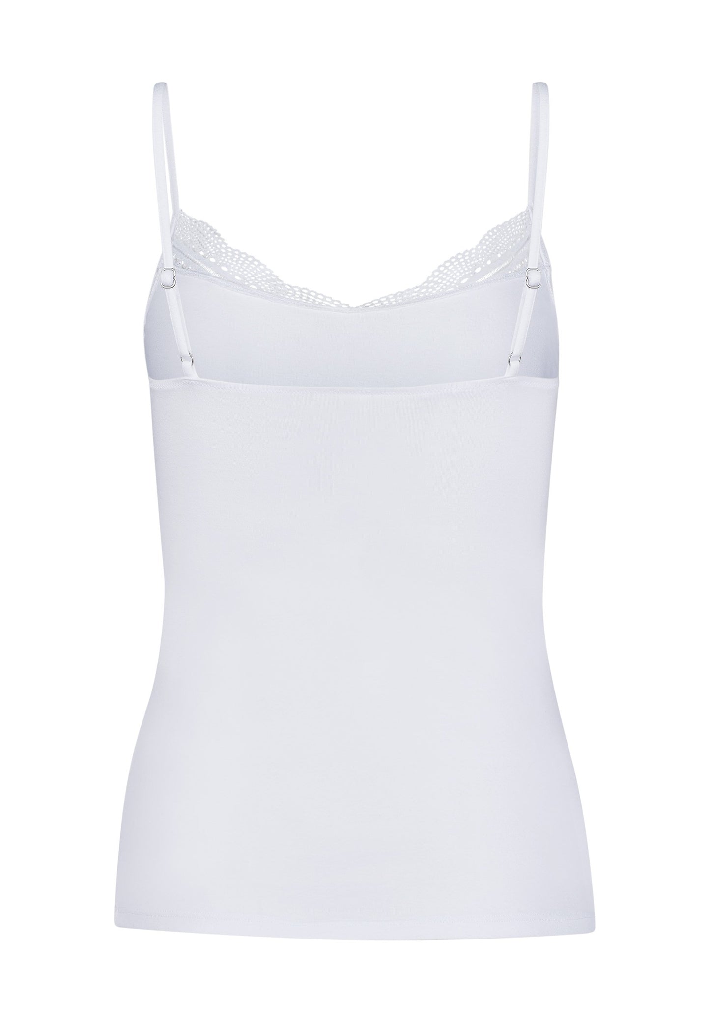 Skiny Damen Spaghettishirt Classicotton (White)
