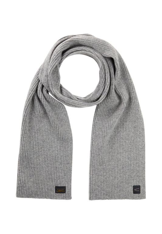 Strickschal aus reiner Lammwolle (Stone Gray)